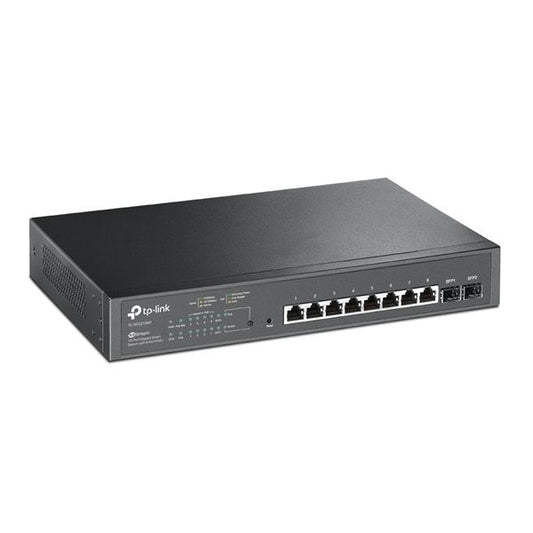 TP-LINK OMADA Switch 8x1000Mbps (8xPOE+) + 2 SFP, Menedzselhető, TL-SG2210MP