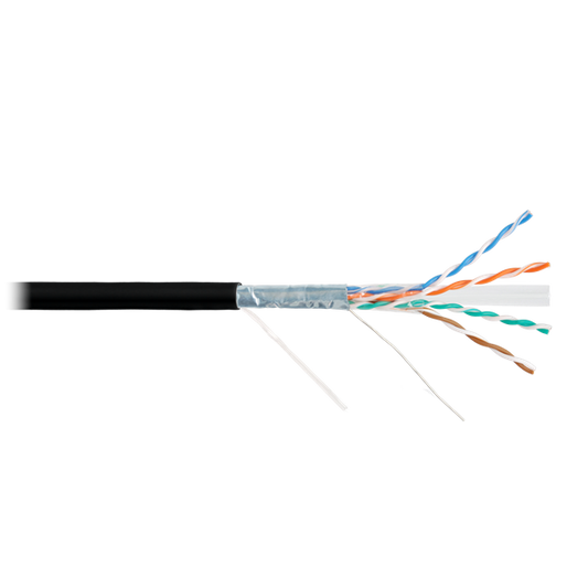NIKOMAX Falikábel F/UTP CAT5e BC, 24AWG, PE, kültéri, 305m, fekete