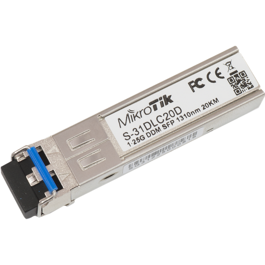 MIKROTIK SFP modul 1.25G Single Mode Dual LC (S-31DLC20D)