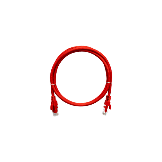 NIKOMAX Patch kábel UTP, CAT6, PVC,   2m, piros