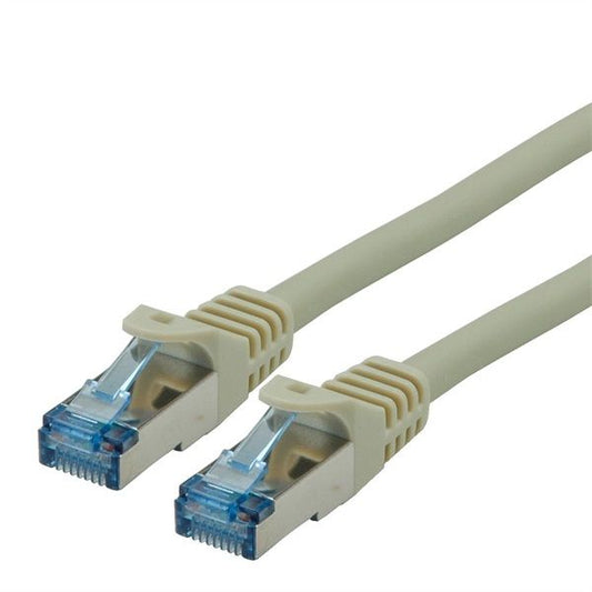 ROLINE Patch kábel S/FTP PATCH CAT6a LSOH,   0,3m, szürke