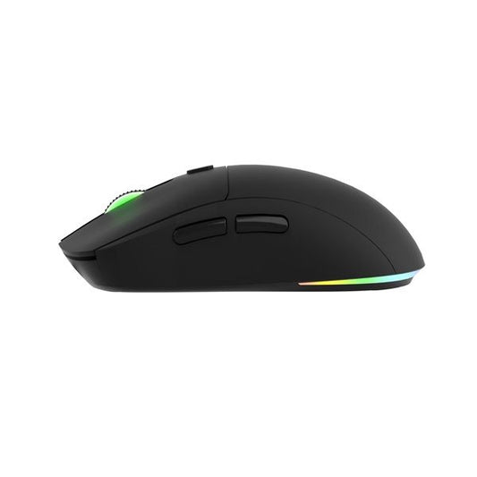 VARR Gaming Egér  vezeték nélküli, wireless + Bluetooth 2.4G, 6D, 3200 DPI, gamer, fekete