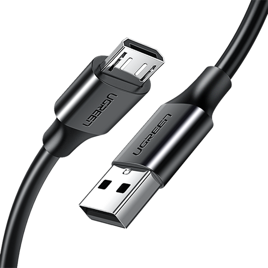 UGREEN Kábel USB 2.0 USB-A - Micro USB, M/M, 3m fekete