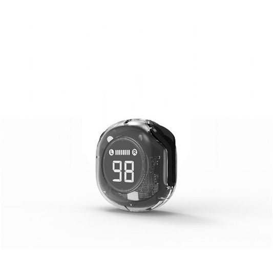 GEMBIRD Fülhallgató, Bluetooth, BT TWS fülbe helyezhető, átlátszó