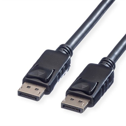 ROLINE Kábel DisplayPort 1.2 DP - DP, TPE, 4K@60Hz, M/M, 10m, fekete