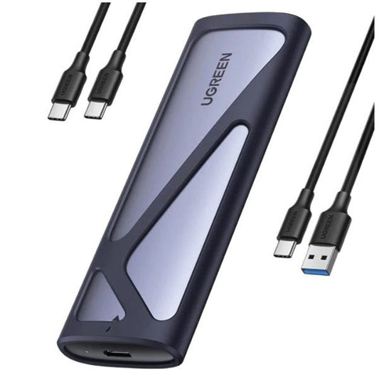 UGREEN külső SSD ház, M.2 SATA/NVMe, szürke