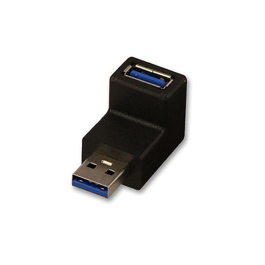 LINDY Adapter USB A 3.2 90°, F-F, fel