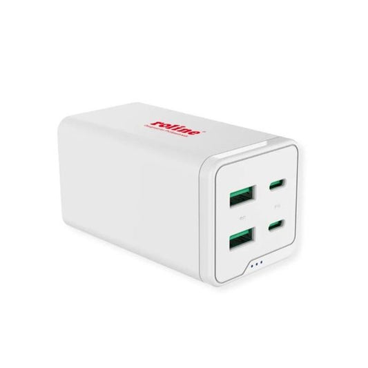 ROLINE Fali töltő, 2x USB-A 3.0 + 2x USB-C, 120W, fehér