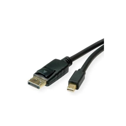 ROLINE Kábel DisplayPort 1.4 - Mini DisplayPort, 8K@60Hz, HDR, M/M, 1m, fekete