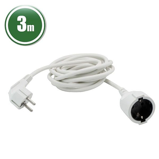 HANDY TOOLS Hosszabbító kábel, hálózati lengő, 230V,  3m, fehér