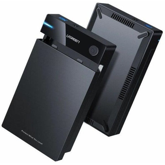 UGREEN külső HDD ház, USB 3.0 - 3,5", fekete
