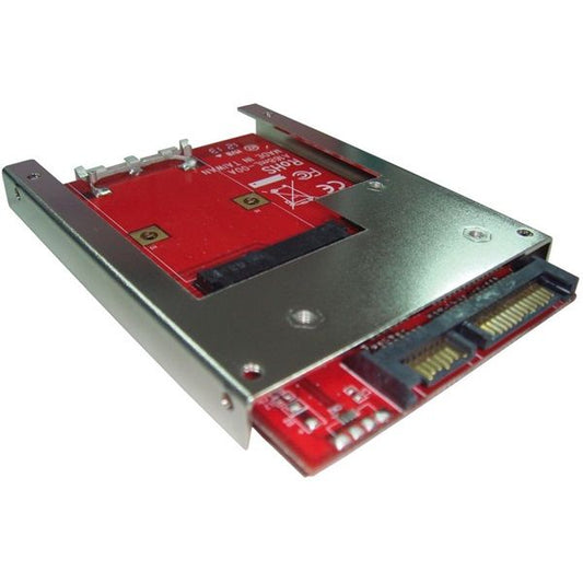 ROLINE Adapter mSATA SSD - SATA 2.5, micro SATA 16-pin, piros
