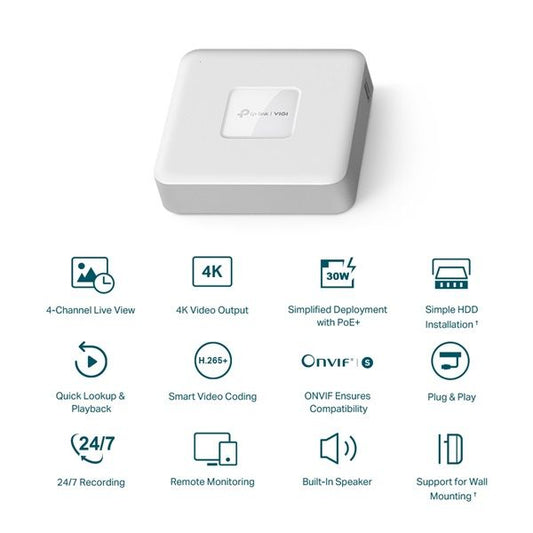 TP-LINK VIGI NVR - NVR1104H-4P