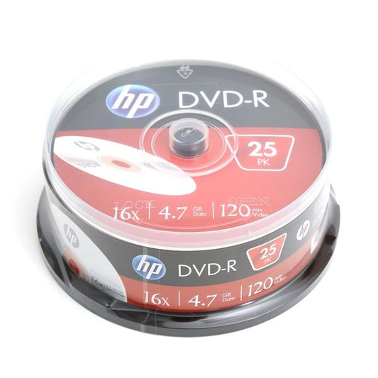 HP DVD-R 4,7Gb  25db/henger 16x