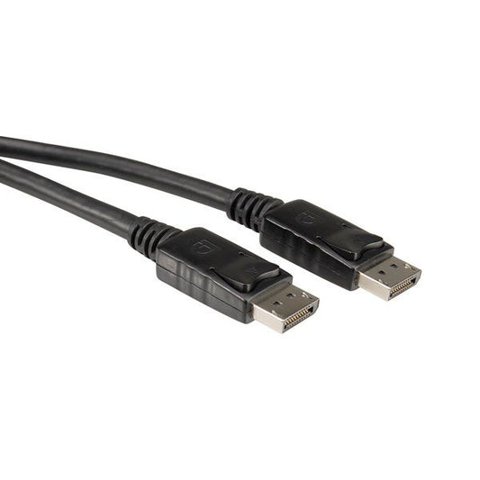 ROLINE Kábel DisplayPort 1.2 DP - DP, 4K@60Hz, M/M,  5m, fekete