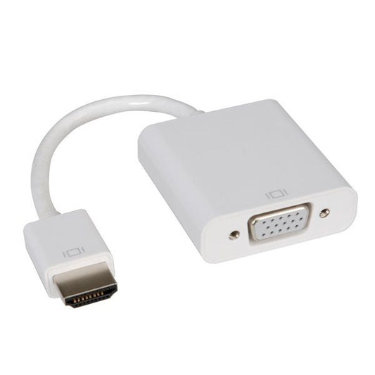 ROLINE Adapter HDMI - VGA + audio, 2K@60Hz, jelátalakító, fehér
