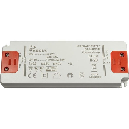 ARGUS LED driver, LED12-30, 12V, 30W