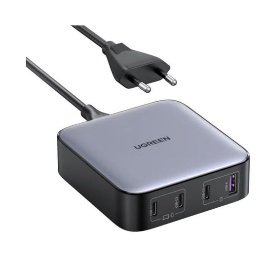 UGREEN Nexode asztali hálózati töltő, 4 port, 3x USB-C, 1x USB-A, 100W, szürke