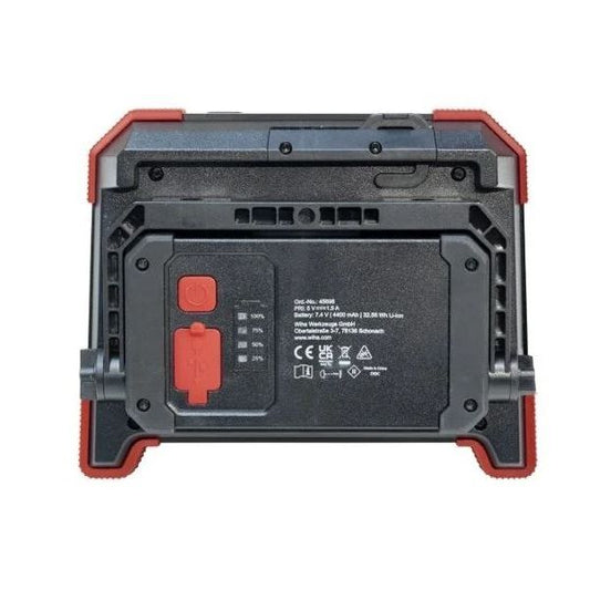 WIHA Reflektor, akkumulátoros építőipari spotlámpa, 30W, 3000lm, 45698