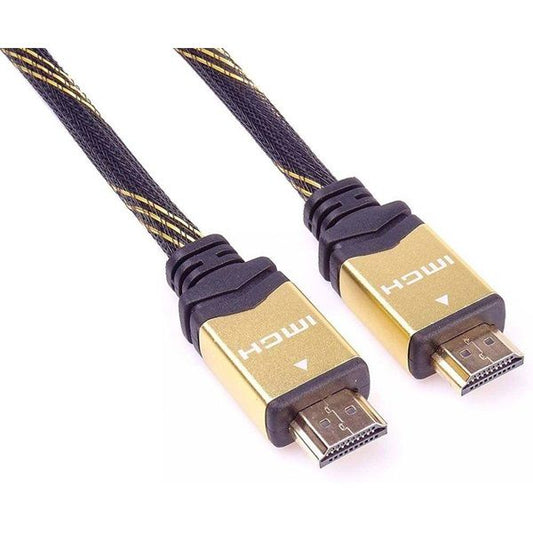 PREMIUMCORD kábel HDMI - HDMI High Speed, Ethernet, Gold plated, 4K@30Hz, M/M, 3m, fekete