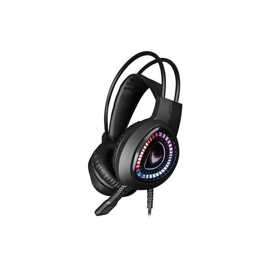 VARR Gaming Fejhallgató, RGB, mikrofonos, gamer, fekete