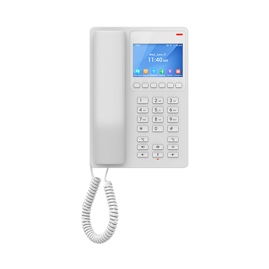 GRANDSTREAM VoIP Szállodatelefon, Fehér - GHP630