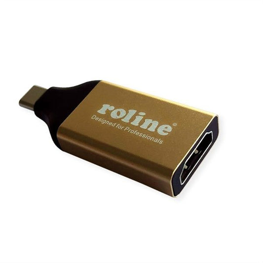 ROLINE Adapter USB 3.2 Gen 2 USB-C - HDMI 4K@60Hz, M/F, arany