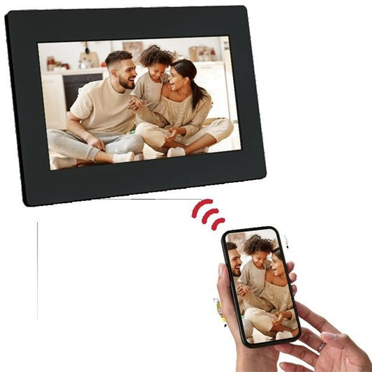 AGFA digitális képkeret 7", WIFI, videó lejátszás hanggal, 32gb belső memória, frameo APP